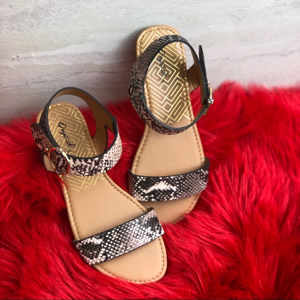 Snake Print Sandals - Picture 2 of 2
